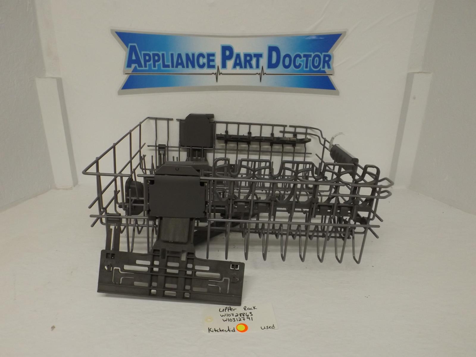 KitchenAid Dishwasher W10728863 W10312791 Upper Rack Used KitchenAid Dishwasher W10728863 W10312791 Upper Rack Used